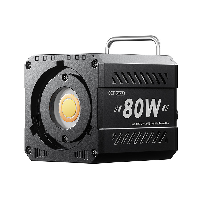 Photography Year - ไฟถ่ายภาพแบบพกพา ZU80 COB กำลังสูง ปรับอุณหภูมิสีได้ 2500-6500K