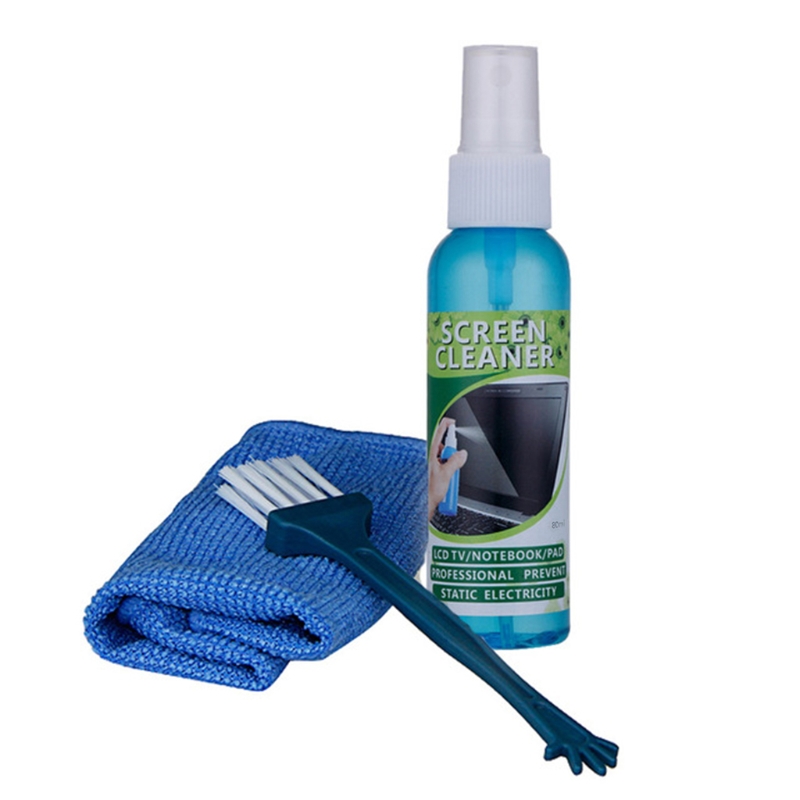 Lens Cleaning Kit - 1ชุดแปรงเสื้อผ้าของเหลวคุณภาพสูงจออุปกรณ์ทำความสะอาดกล้องสำหรับทีวีจอแอลซีดีแผ่นโทรศัพท์แท็บเล็ตแล็ปท็อปคอมพิวเตอร์เลนส์กล้องถ่า