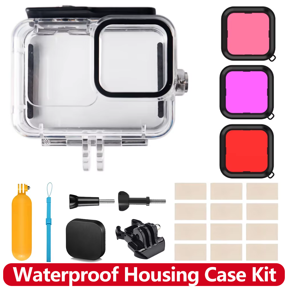 Gopro Action Camera Hero 12 Black - เคสกันน้ำสำหรับ GoPro Hero 13 12 11