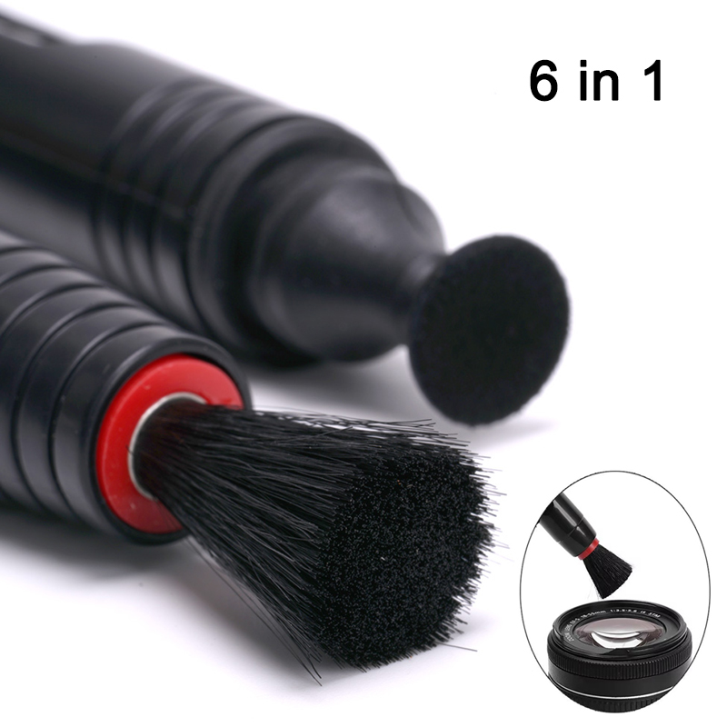 Lens Cleaning Kit - 6 In 1 DSLR เลนส์ชุดทําความสะอาดกล้องเซ็นเซอร์กล้องดิจิตอลชุดทําความสะอาดกล้อง DSLR