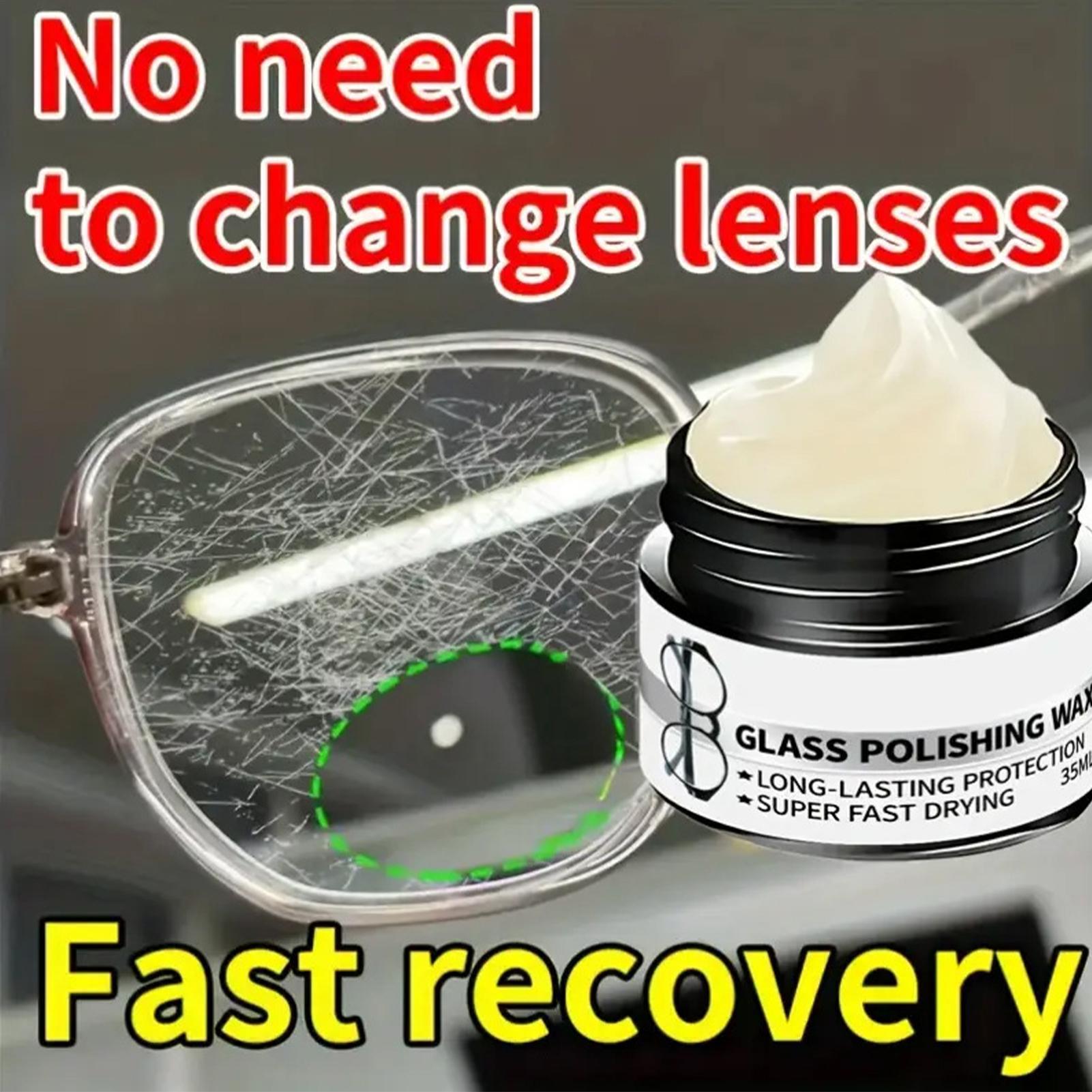 Lens Cleaning Kit - ครีมขัดลบรอยขีดข่วนแว่นตา ชุดซ่อมเลนส์แว่นตา สำหรับกระจกหน้ารถ กล้อง หน้าจอ นาฬิกา