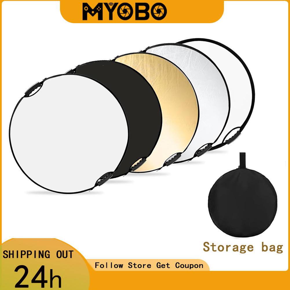 Photography Treatment - แผ่นสะท้อนแสง MYOBO สำหรับถ่ายภาพ แบบพับได้ พร้อมกระเป๋าหิ้ว 5