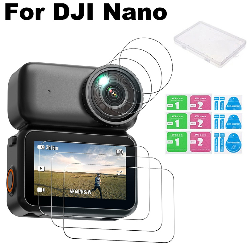 Lens Cleaning Kit - สำหรับ DJI Osmo Nano ฟิล์มกันรอยหน้าจอกระจกนิรภัย 9H