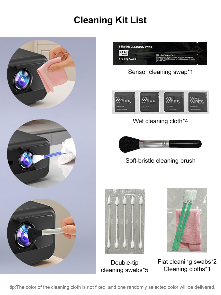 Lens Cleaning Kit - ชุดทำความสะอาดฝุ่นโปรเจคเตอร์ เลนส์โปรเจคเตอร์ / ทำความสะอาดฝุ่นภายใน สำหรับ XGIMI