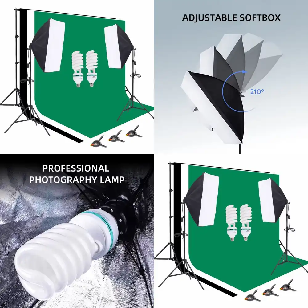 Photography Umbrella Light - ชุดอุปกรณ์สตูดิโอถ่ายภาพ 1 ชุด ขนาด 2.6*3 เมตร