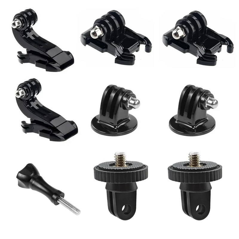 Gopro Action Camera Hero 12 Black - ชุดอุปกรณ์เสริมสำหรับกล้องแอคชั่น พร้อมตัวล็อคแบบปลดเร็วและขาตั้งกล้องสำหรับ Gopro Hero 12 11