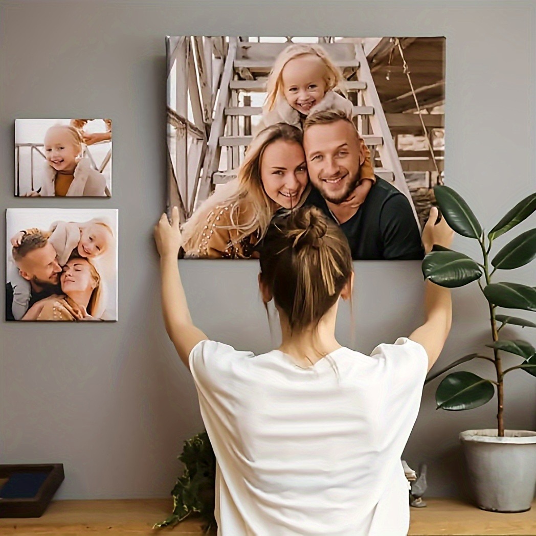 Photographic Memory - ภาพพิมพ์บนผ้าใบแบบแบน 2 มิติ ไม่มีกรอบ ปรับแต่งได้ แชร์ภาพถ่ายส่วนตัว