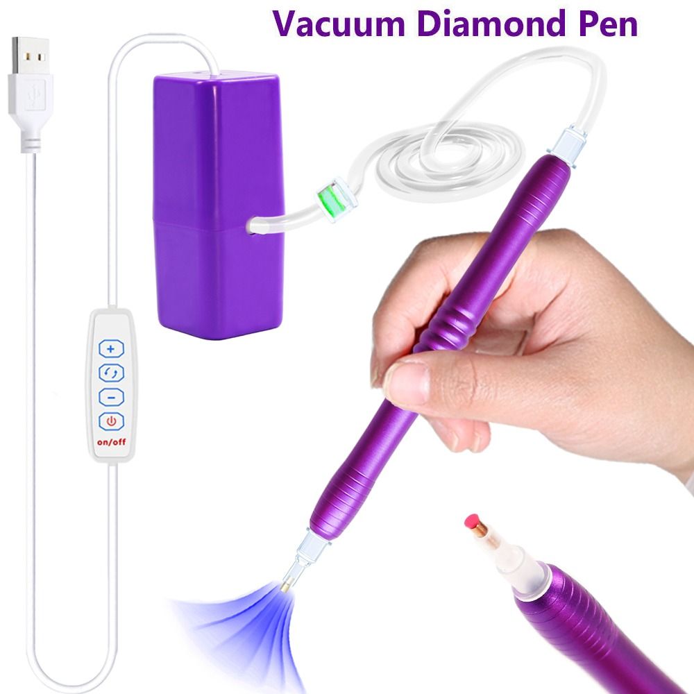 Photography Technique - สูญญากาศไฟฟ้าเพชรภาพวาดชุดปากกา USB Powered เพชรภาพวาดอุปกรณ์ดูดสําหรับ 5D เพชรจิตรกรรมเครื่องมือ