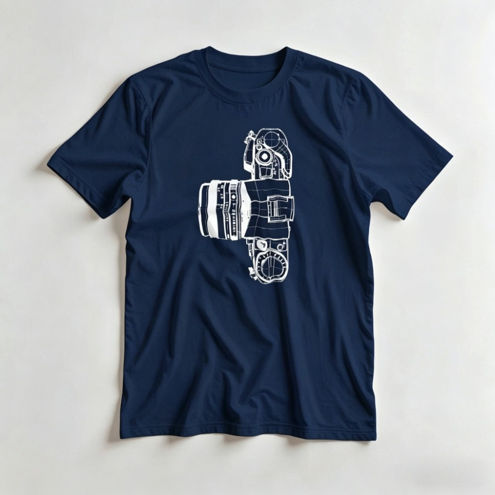 เสื้อยืดลายกล้องวินเทจ ของขวัญ - Photography Graphic Design บทวิจารณ์และราคา