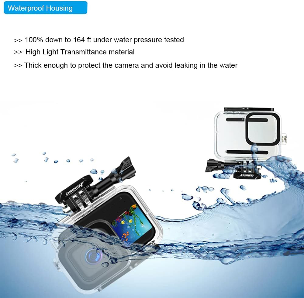 ชุดอุปกรณ์เสริม BoBidee สำหรับ - Gopro Action Camera Hero 12 Black บทวิจารณ์และราคา