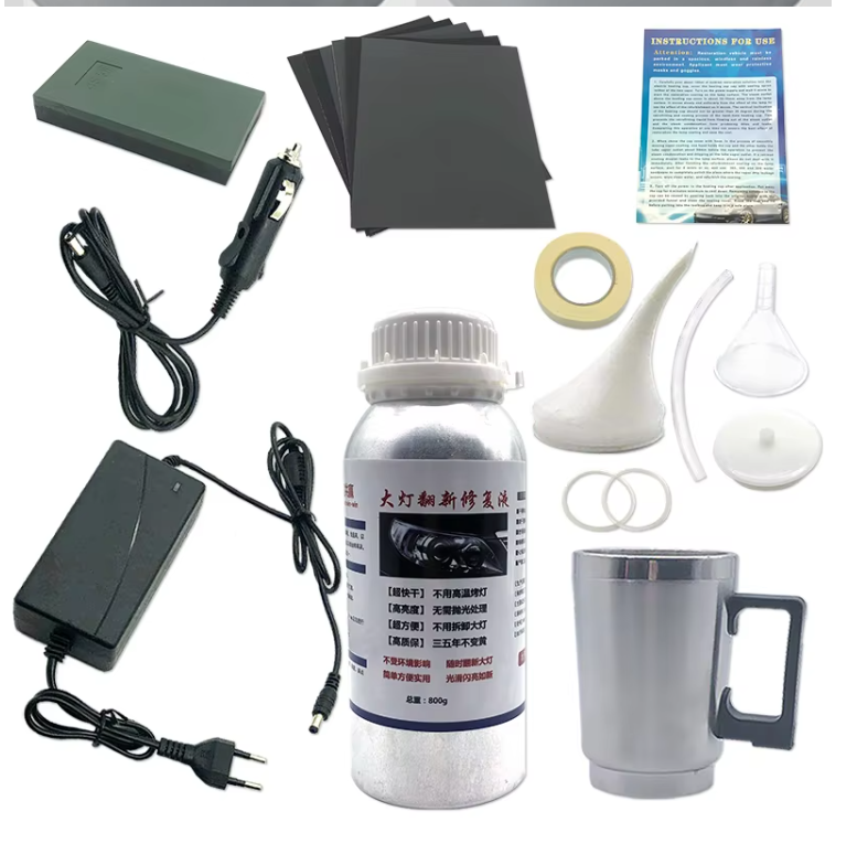 ชุดฟื้นฟูไฟหน้ารถยนต์ ขจัดคราบ - Lens Cleaning Kit บทวิจารณ์และราคา