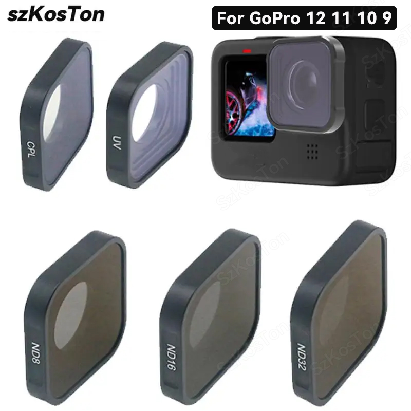 UV CPL ND8 ND16 ND32 สําหรับ G - Gopro Action Camera Hero 12 Black บทวิจารณ์และราคา