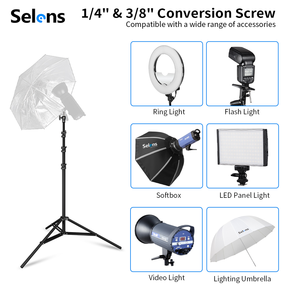 ขาตั้งไฟแบบเบาะลม Selens ขนาด  - Photography Treatment บทวิจารณ์และราคา