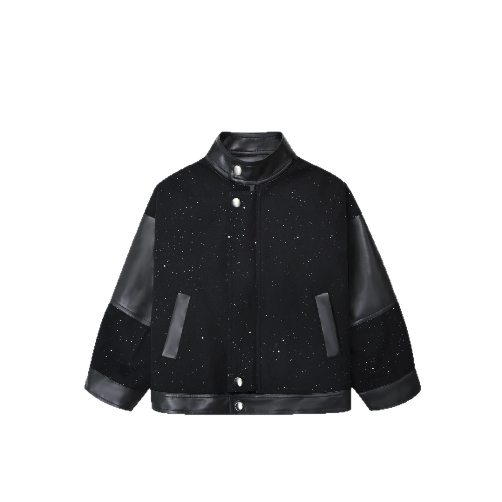 เสื้อแจ็คเก็ตหนัง PU สำหรับเด็ - Photography Year บทวิจารณ์และราคา