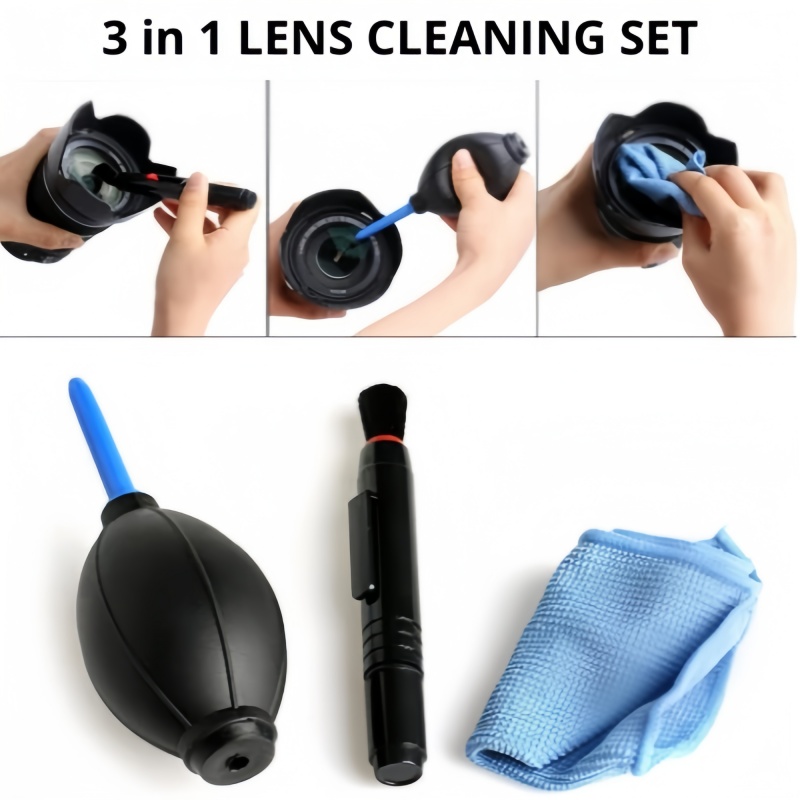 ชุดทำความสะอาด 3 in 1 พร้อมปั๊ - Lens Cleaning Kit บทวิจารณ์และราคา