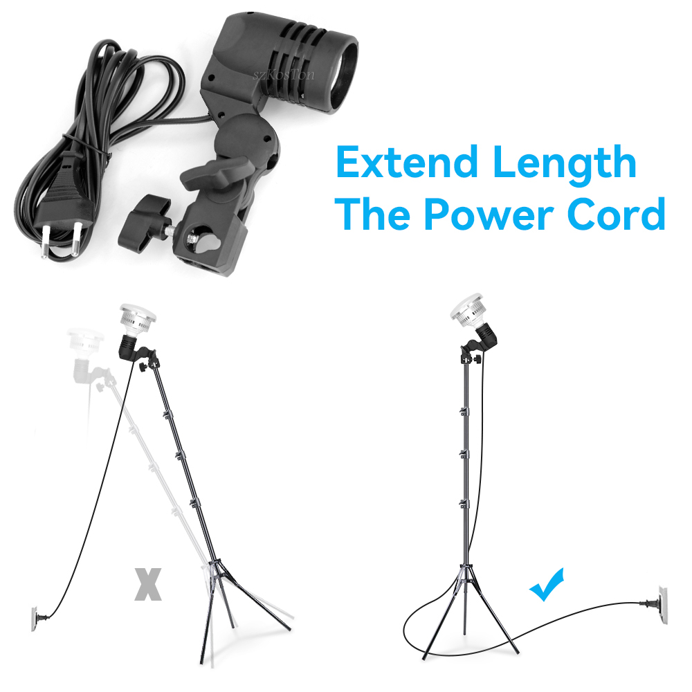 2ชิ้น/1ชิ้น E27เดี่ยวที่ตั้งหล - Photography Umbrella Lights บทวิจารณ์และราคา
