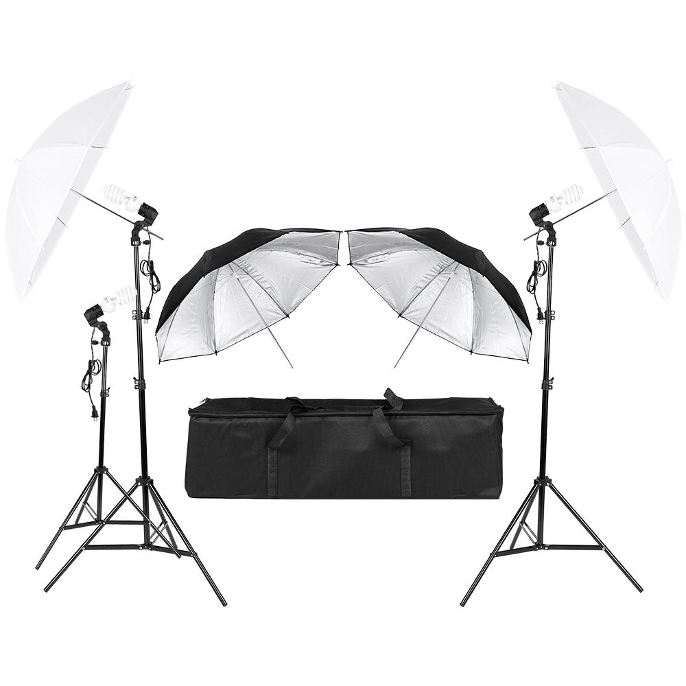 ชุดไฟสตูดิโอถ่ายภาพและวิดีโอแบ - Photography Umbrella Light บทวิจารณ์และราคา