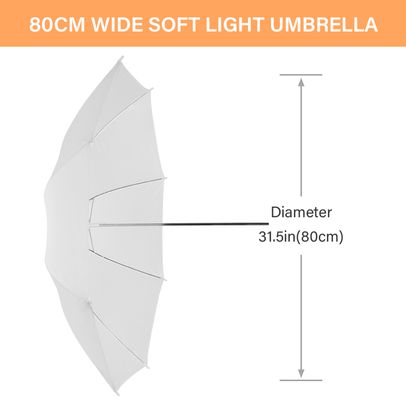ร่มกระจายแสงสีขาวใสขนาด 76 * 8 - Photography Umbrella Lights บทวิจารณ์และราคา