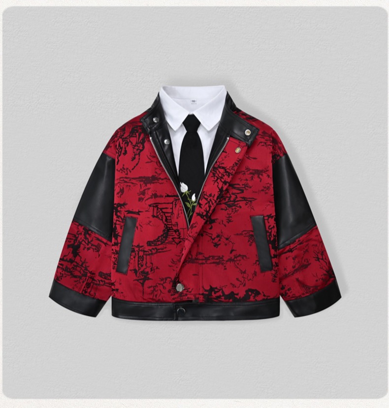 เสื้อแจ็คเก็ตหนัง PU ปักลายมอเ - Photography Year บทวิจารณ์และราคา