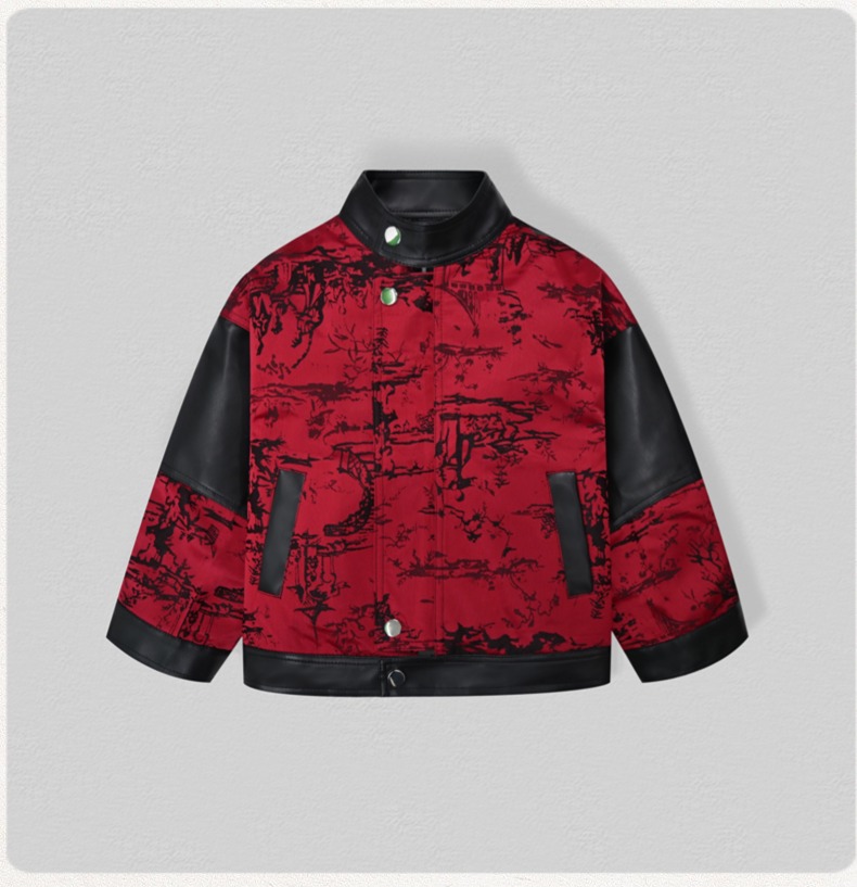 เสื้อแจ็คเก็ตหนัง PU ปักลายมอเ - Photography Year บทวิจารณ์และราคา