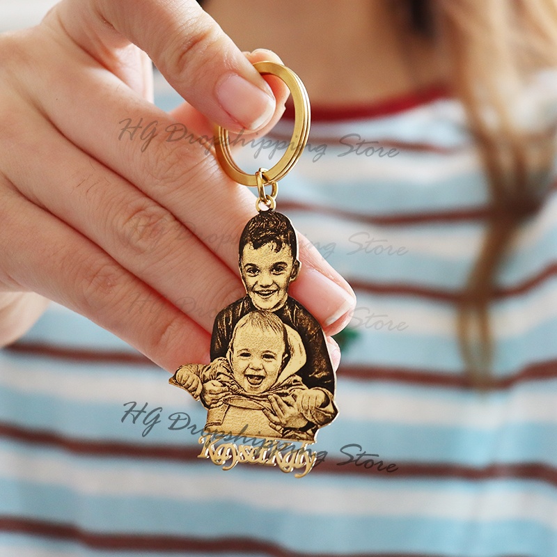 ส่วนบุคคลภาพเด็กพวงกุญแจแกะสลั - Photographic Memory บทวิจารณ์และราคา