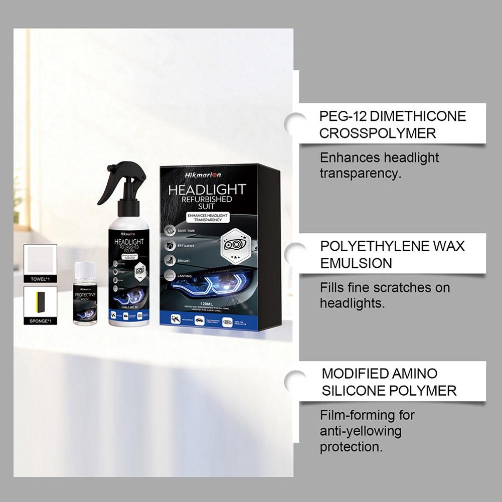 ชุดซ่อมแซมไฟหน้ารถยนต์ คืนความ - Lens Cleaning Kit บทวิจารณ์และราคา