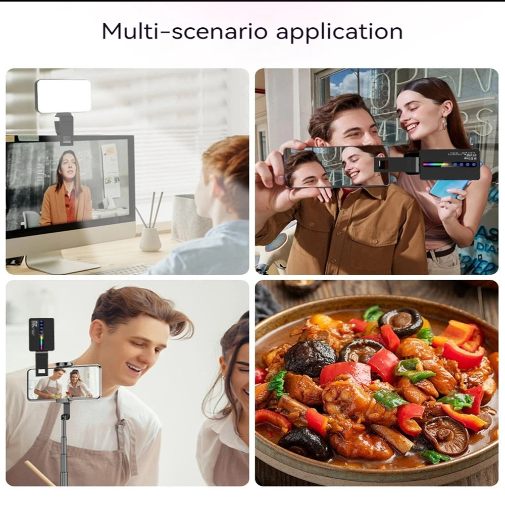 ไฟกล้อง LED RGB ชุดไฟวิดีโอสีเ - Photography Umbrella Lights บทวิจารณ์และราคา