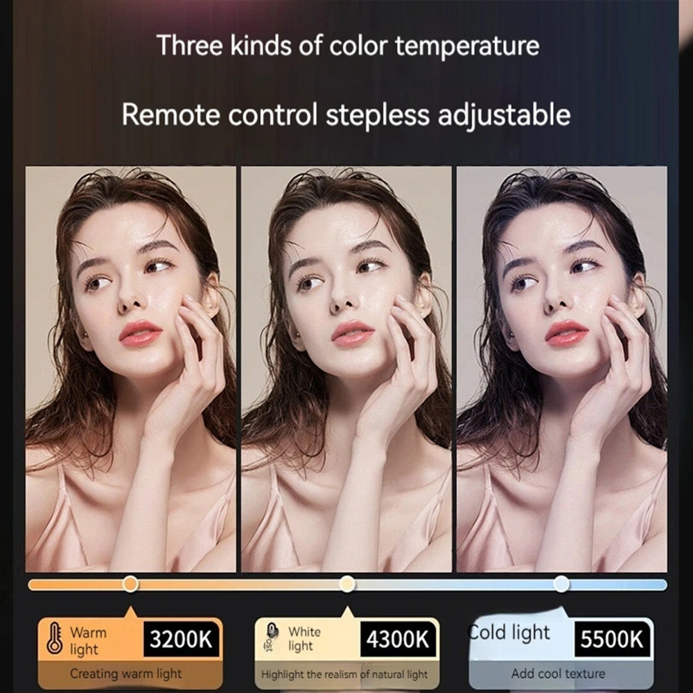 ไฟกล้อง LED RGB ชุดไฟวิดีโอสีเ - Photography Umbrella Lights บทวิจารณ์และราคา
