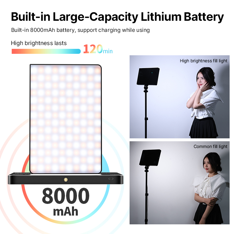 Ulanzi ไฟวิดีโอ RGB 15W LT003แ - Photography Umbrella Lights บทวิจารณ์และราคา