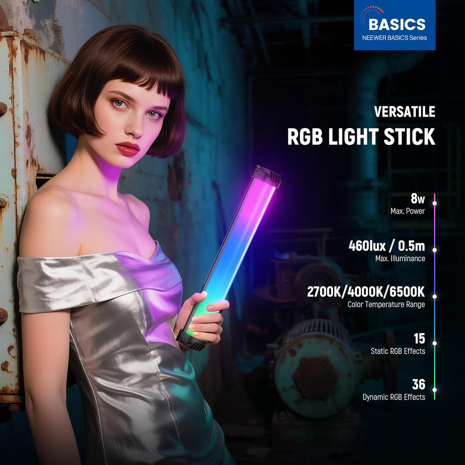 ไฟแท่งแม่เหล็ก NEEWER Basics ข - Photography Umbrella Lights บทวิจารณ์และราคา