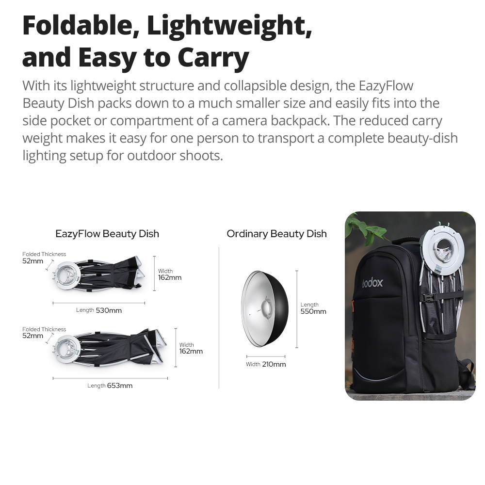 Godox EazyFlow Beauty Dish 65/ - Photography Treatment บทวิจารณ์และราคา